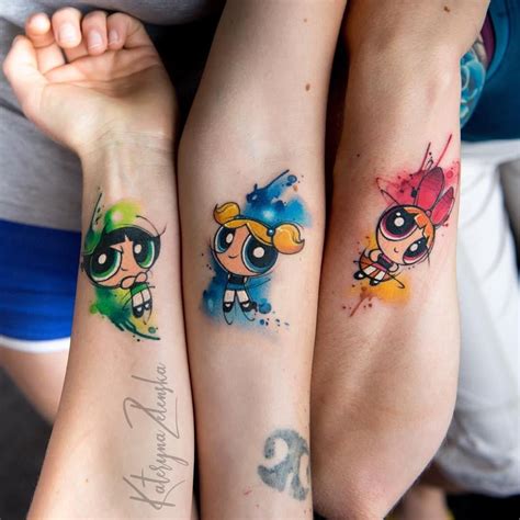 Tatuajes de las chicas super poderosas